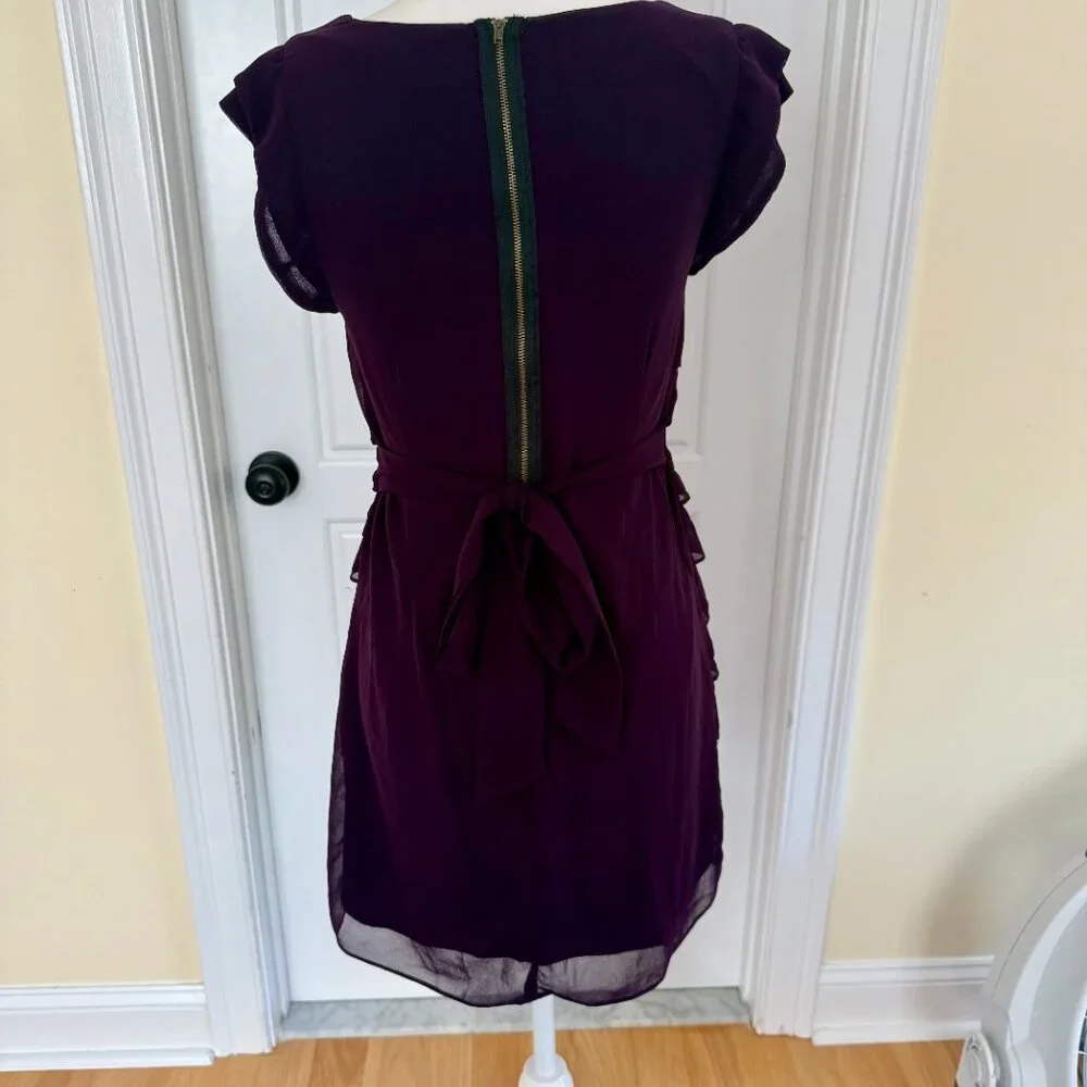 Purple Ruffle Dress - Picture 2 of 7